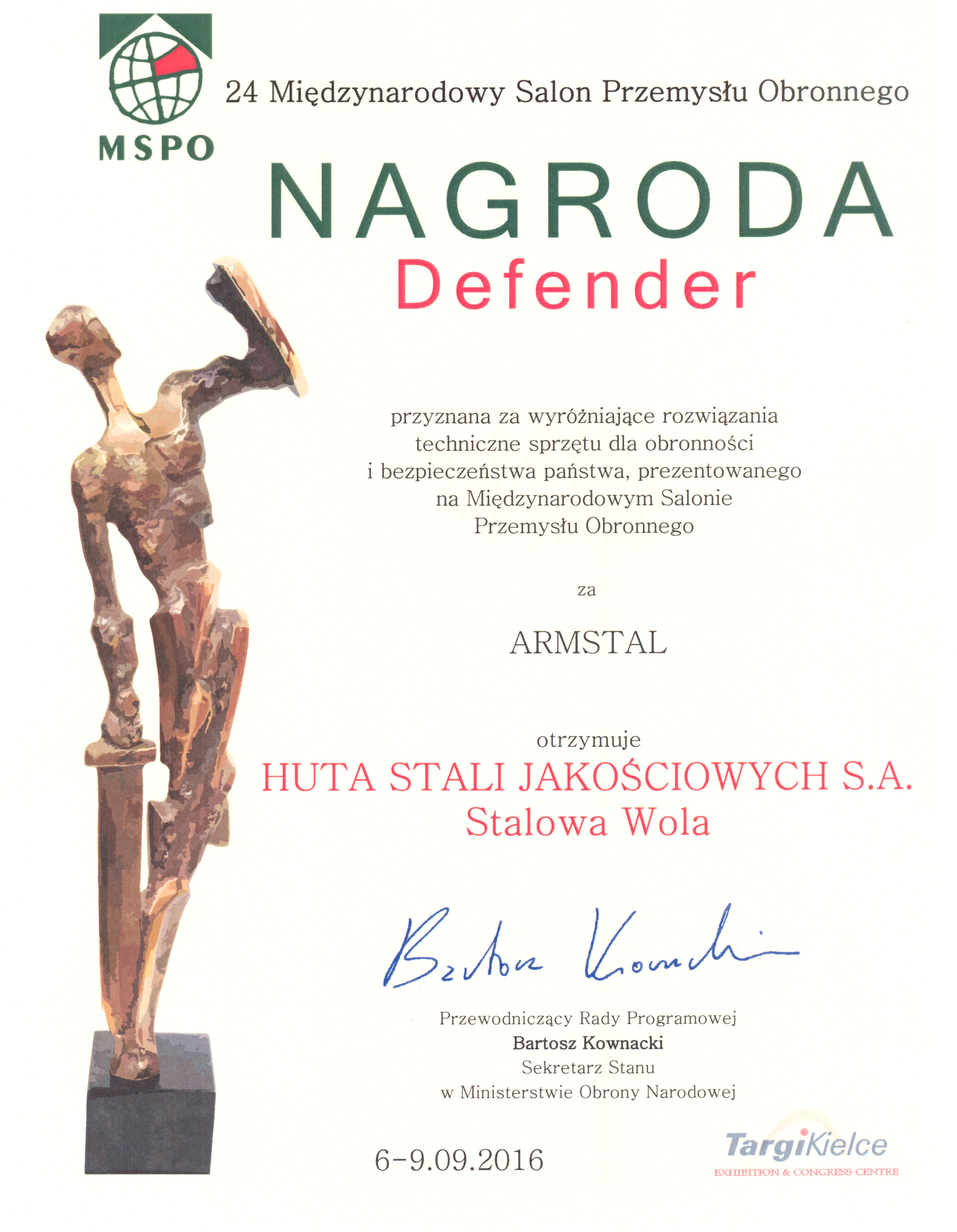 Nagroda DEFENDER